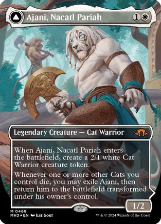 Ajani, Nacatl Pariah / Borderless / Textured Foil