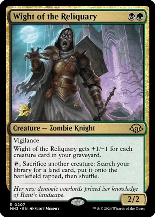 Wight of the Reliquary - Prerelease Card